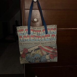 Captain America Coach Tote Bag